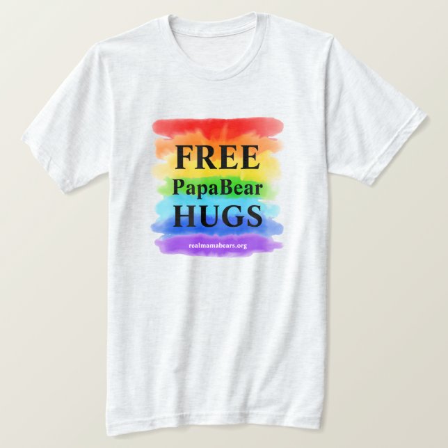 Camiseta de Abrazos gratis (Anverso del diseño)