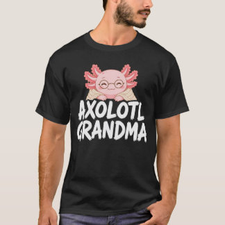 Camiseta de abuela de ajolote linda para amante de