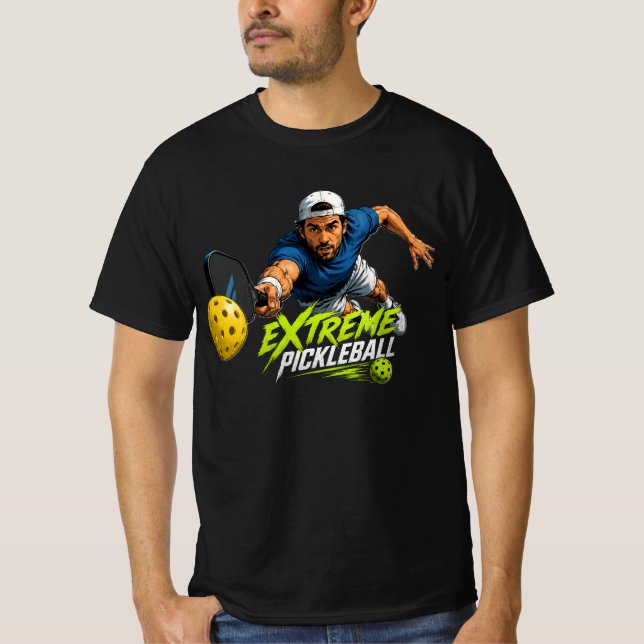 Camiseta de acción de buceo extrema de pickleball (Anverso)