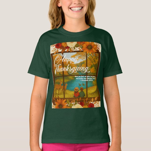 Camiseta de Acción de Gracias (Anverso)