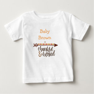Camiseta de Acción de Gracias para Bebé