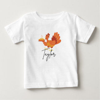 Camiseta de Acción de Gracias para bebé con nombre