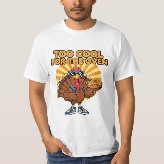 Camiseta de Acción de Gracias para la Gallina Pavo (Anverso)