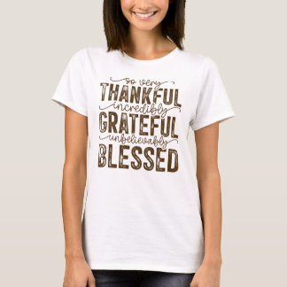 Camiseta de Acción de Gracias para las mujeres