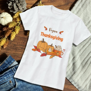 Camiseta de Acción de Gracias Vegan