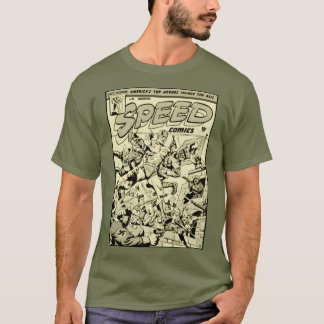 Camiseta de acción de SPEED Comics de los años 40