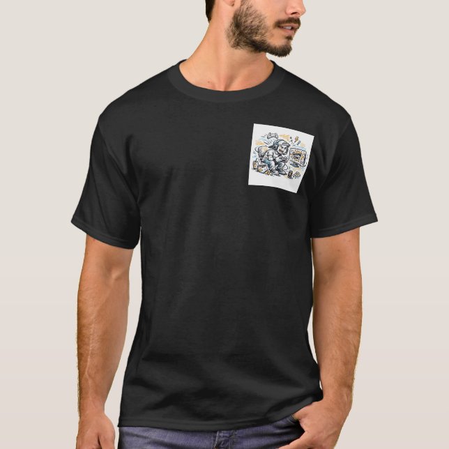 Camiseta de acción para jugadores de Doodle (Anverso)