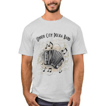 Camiseta de acordeonista hombre personalizable
