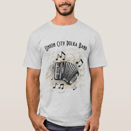 Camiseta de acordeonista hombre personalizable