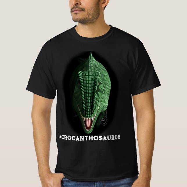 Camiseta de Acrocanthosaurus Dinosaurio (Anverso)