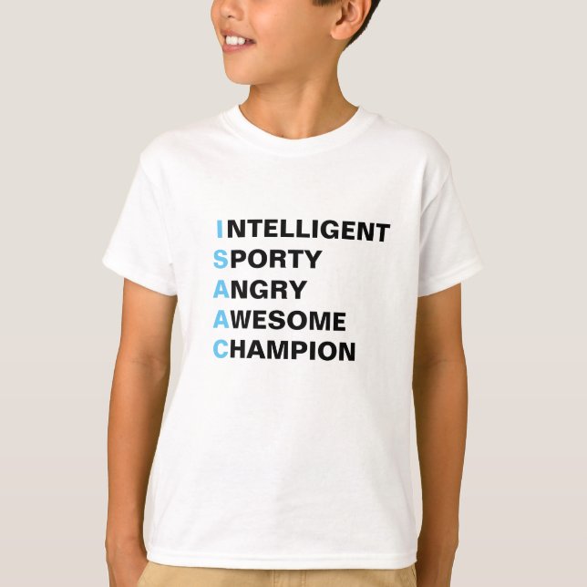 Camiseta de acrónimo de tu nombre (Anverso)
