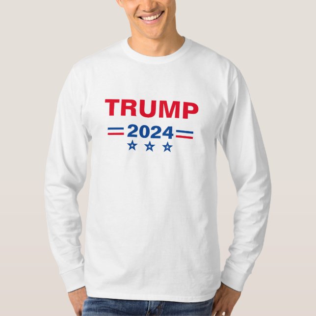 Camiseta de acrónimo TRUMP 2024 con mensaje en neg (Anverso)