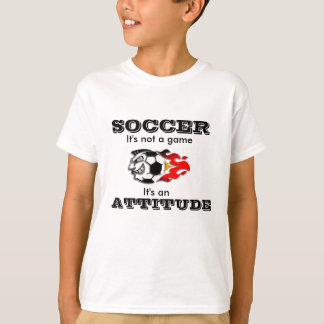 Camiseta de actitud de fútbol para niños