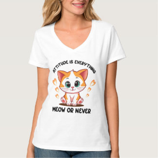 Camiseta De Actitud De Kitten