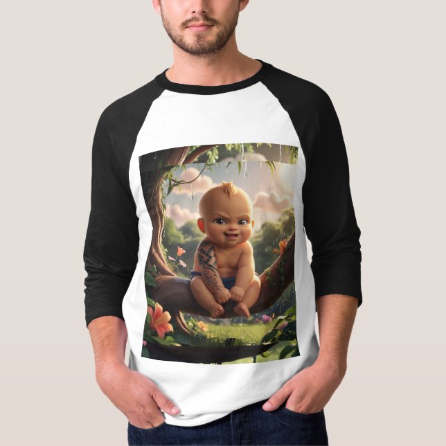 Camiseta de acuarela caprichosa (Anverso)