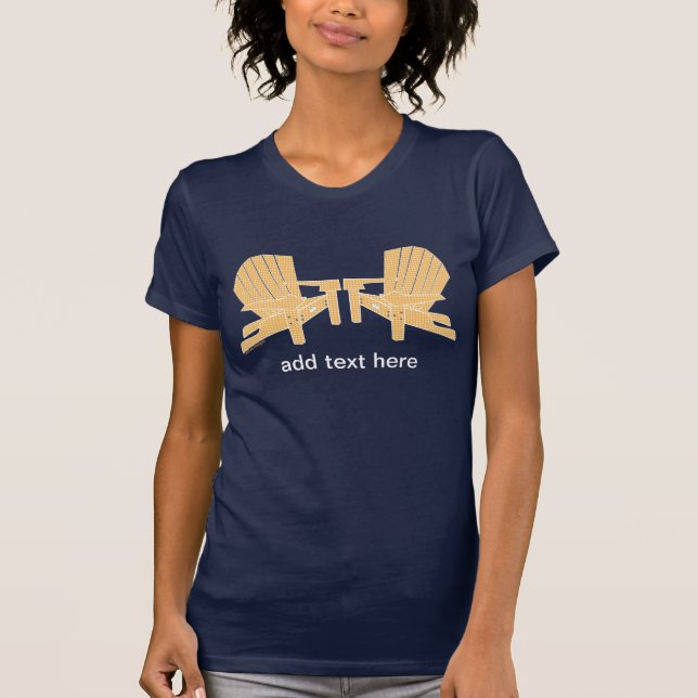 Camiseta de Adirondack Chairs (Anverso)