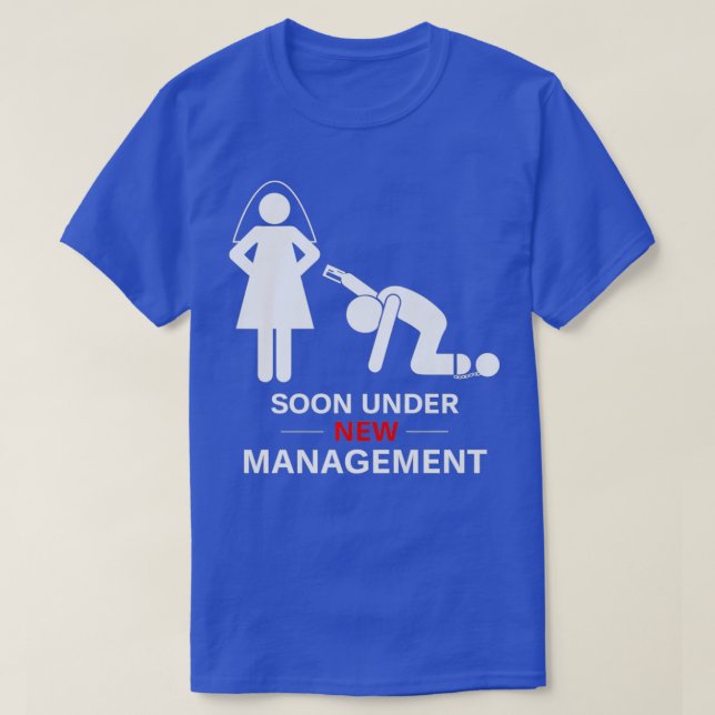 Camiseta de Administración Nueva del Novio Despedi (Diseño del anverso)