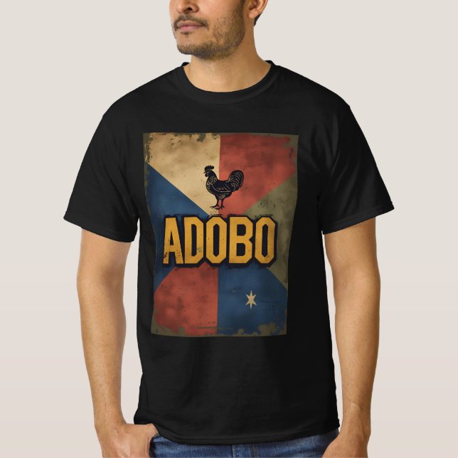 Camiseta de Adobo de Pollo Orgullo Pinoy - Filipin (Anverso)