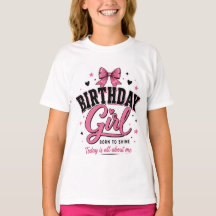 Camiseta de adolescente 'Cumpleañera' con gráfico