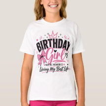 Camiseta de adolescente de cumpleaños