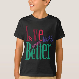 Camiseta de adolescente varón Todo Mejora con Amor