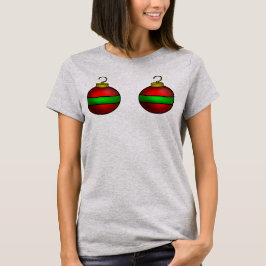 Camiseta de adorno de Navidad de camuflaje