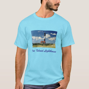 Camiseta de adulto del faro de la isla de fuego