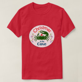 Camiseta de adulto Navidad en la cala (colores osc