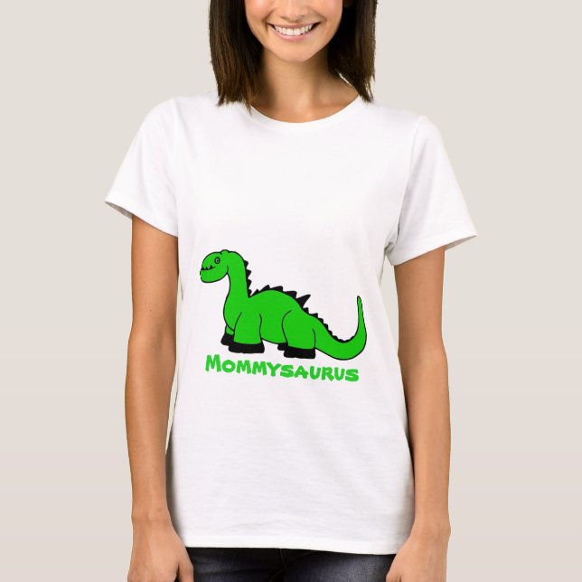 Camiseta de adultos de dinosaurio personalizada pa (Anverso)