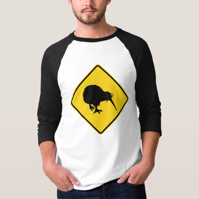 Camiseta de advertencia de Kiwi (Anverso)