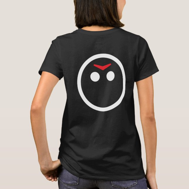 Camiseta de advertencia de oso (Reverso)