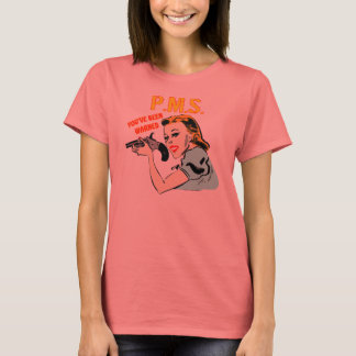 Camiseta de advertencia de PMS