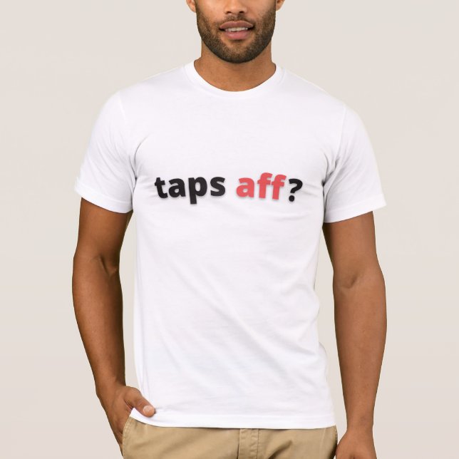 Camiseta de Aff de los golpecitos (Anverso)