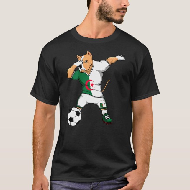 Camiseta de aficionados de fútbol de Argelia Pitbu (Anverso)