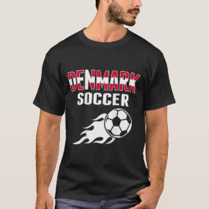 Camiseta de aficionados de fútbol de Dinamarca org