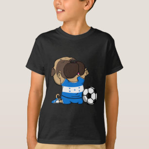 Camiseta de aficionados de fútbol Pug Dog Honduras