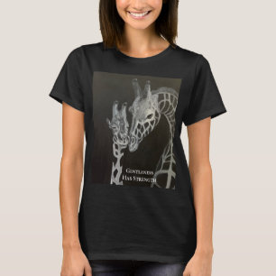 Camiseta de afirmación de jirafas de suavidad y fu
