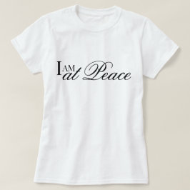 Camiseta de afirmación de paz oración metta