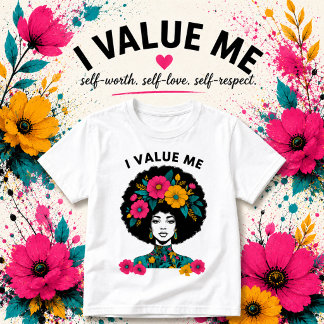 Camiseta de Afirmación 'Me Valoro a Mí Misma' | Gr