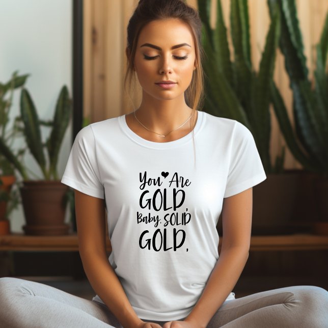 Camiseta de Afirmación para Bebé de Oro (Subido por el creador)