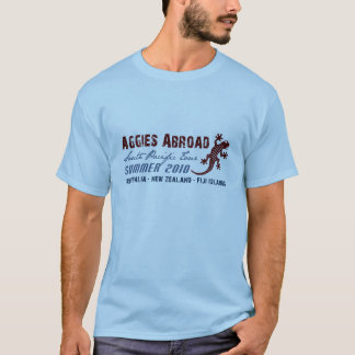 Camiseta De Aggies diseño 2 en el extranjero -
