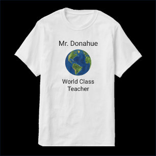 Camiseta de agradecimiento a profesores de clase m