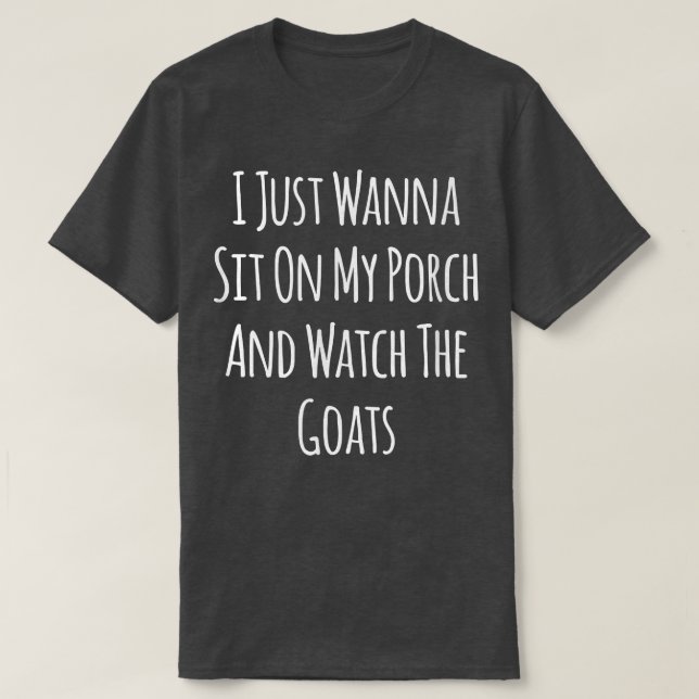 Camiseta de agricultor de cabras (Diseño del anverso)