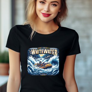 Camiseta de agua blanca de Virginia Occidental