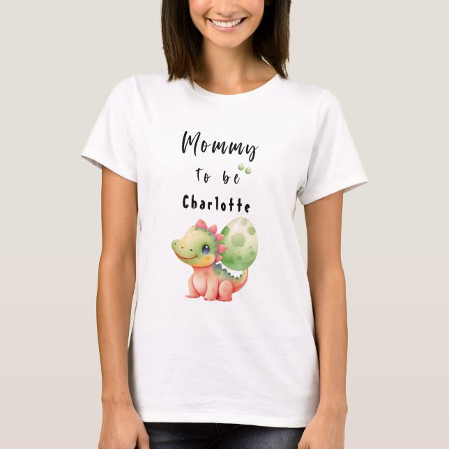 Camiseta de agua dulce de bebé dinosaurio para fut (Anverso)