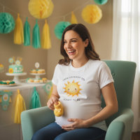Camiseta de agua simple y linda Sun Mamá para ser