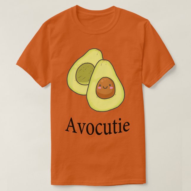 Camiseta de aguacate (Diseño del anverso)