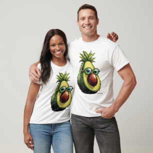 Camiseta de aguacate punk
