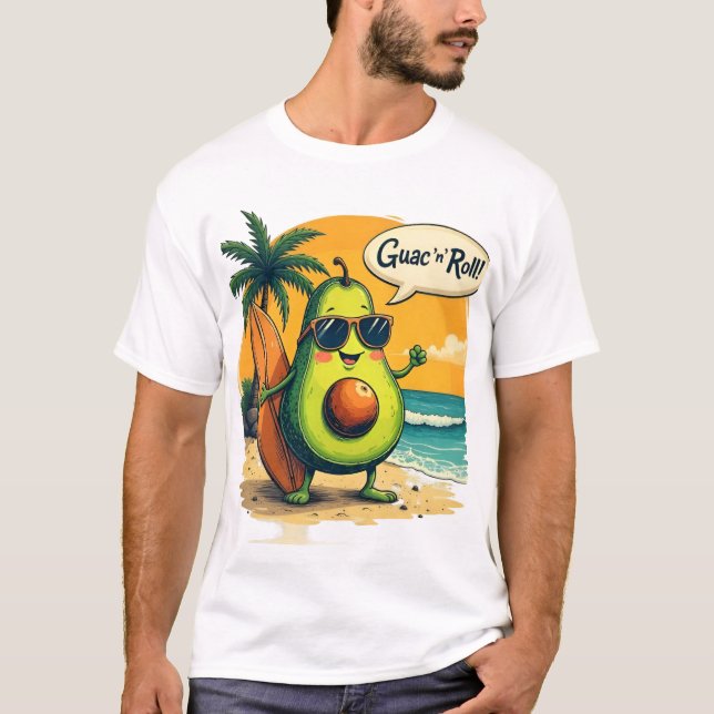 Camiseta de aguacate surfer Men (Anverso)