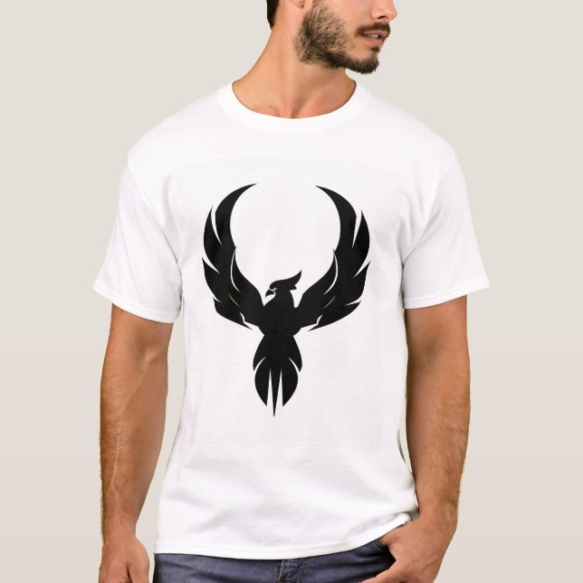 Camiseta de águila de cristal feroz (Anverso)